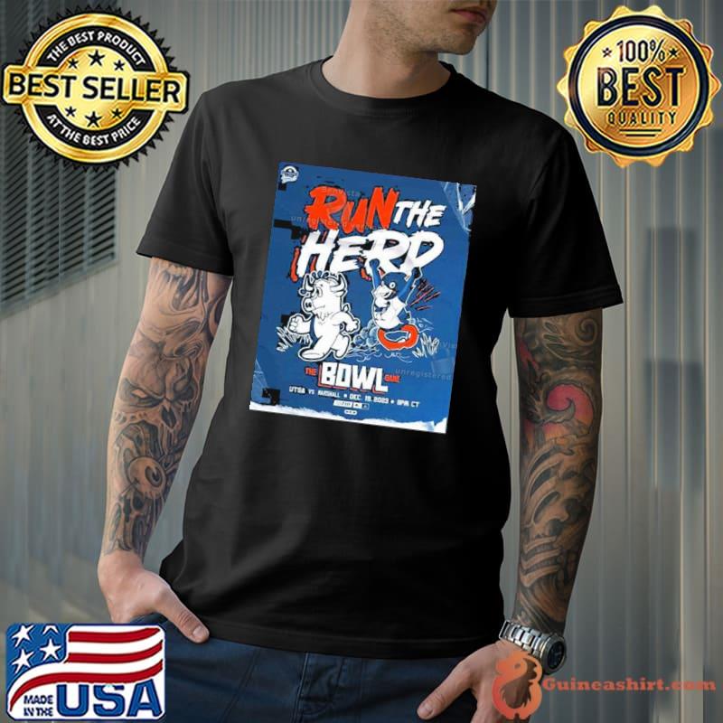 Run The Herd The Bowl Game Utsa Roadrunners Win 35-14 Marshal Shirt