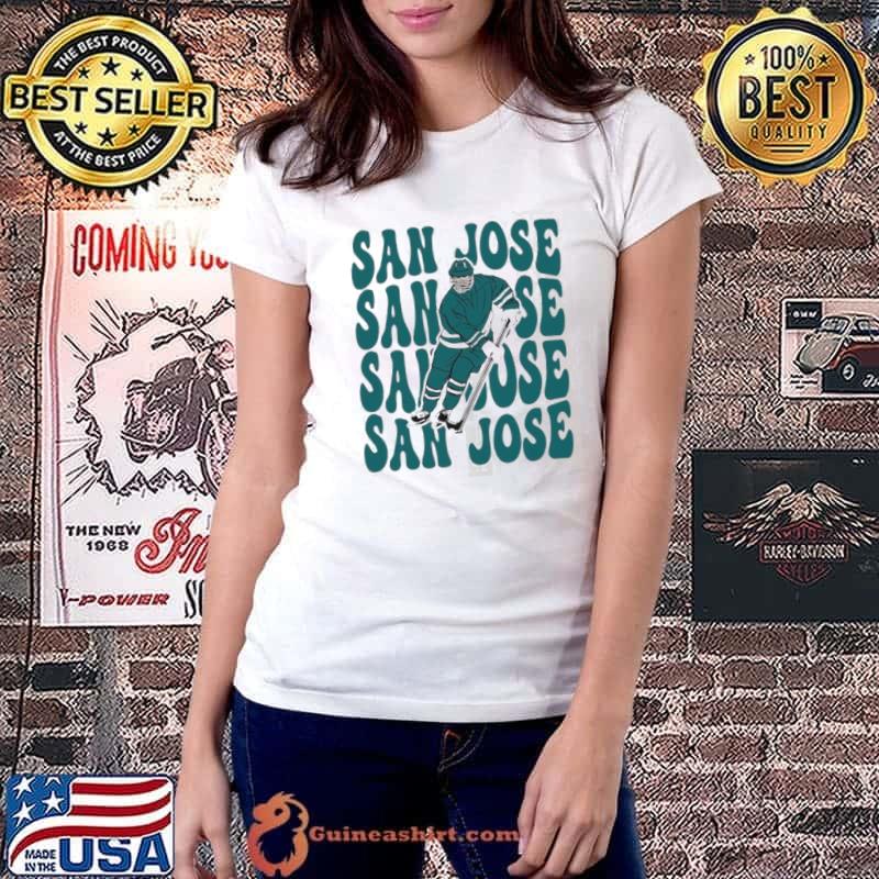 San Jose Sharks NHL ice hockey player cartoon s Ladiestee