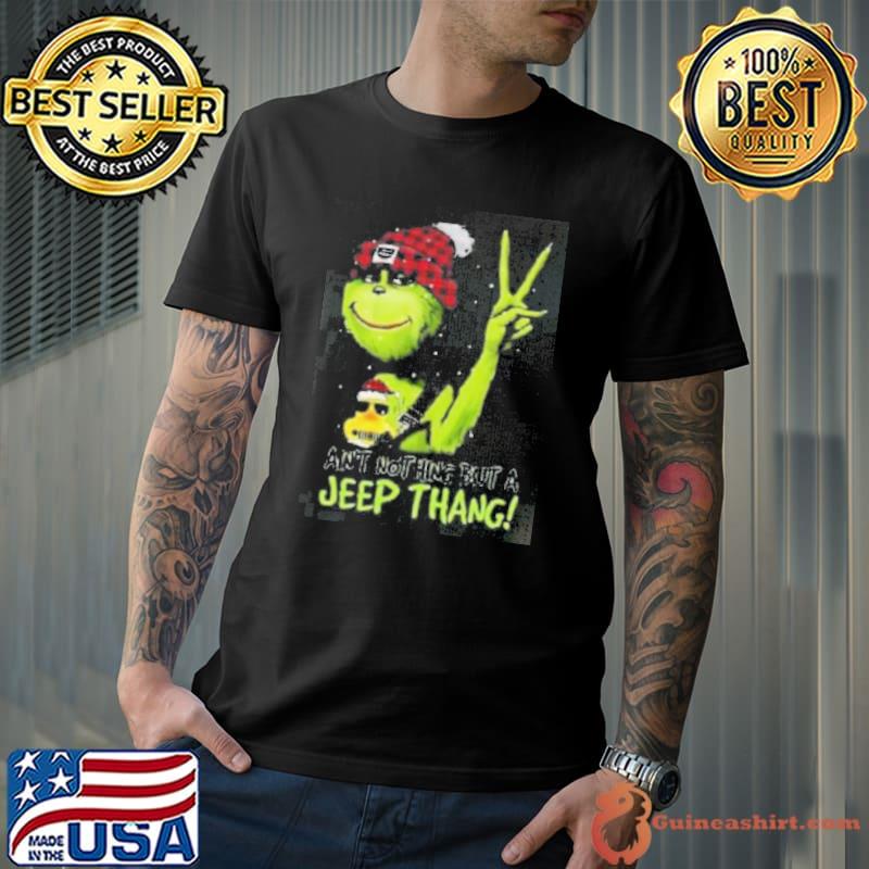 Santa Grinch Ain’t Nothing But A Jeep Thang With Duck Shirt Unisex