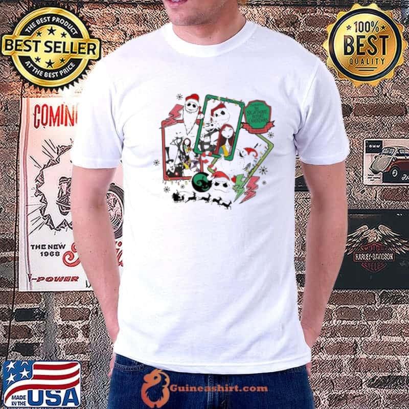 Santa the nightmare before christmas Funny 2023 christmas Shirt