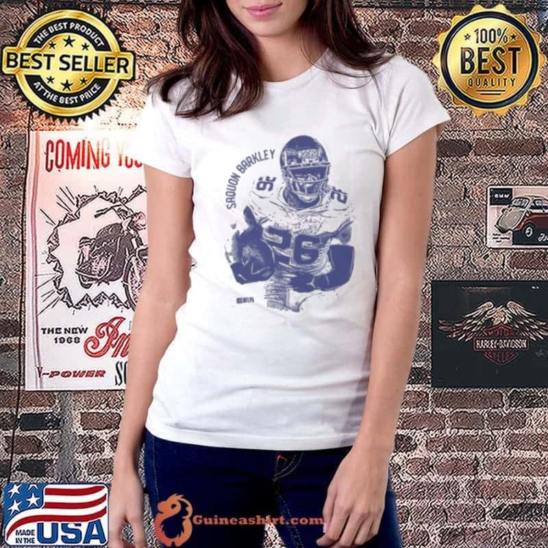Saquon Barkley New York Vintage Mono Shirt