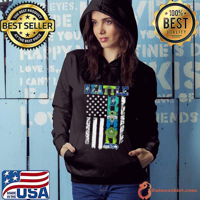 Seattle Sports Teams Logo Flag Shirt