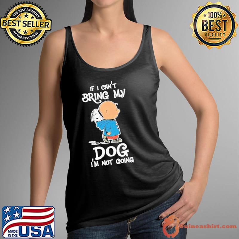 Shannon Sharpe Wearing If I Can’t Bring My Dog I’m Not Going Snoopy Shirt Tank Top