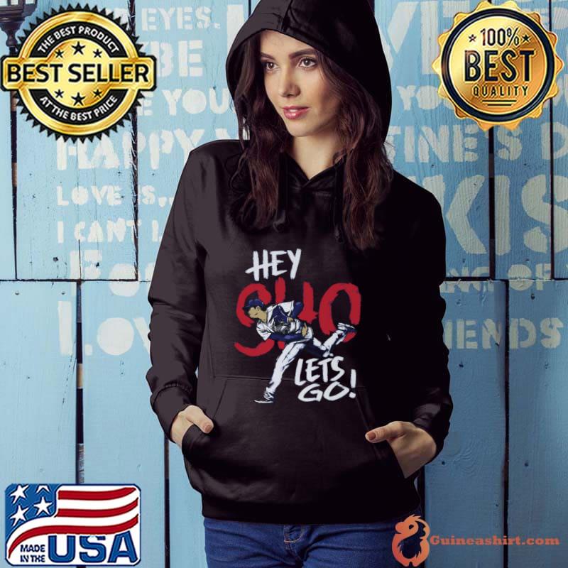 Shohei Ohtani Japanese professional baseball pitcher Los Angeles D Hey Sho T-Shirt Hoodie