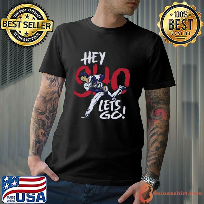 Shohei Ohtani Japanese professional baseball pitcher Los Angeles D Hey Sho T-Shirt Unisex