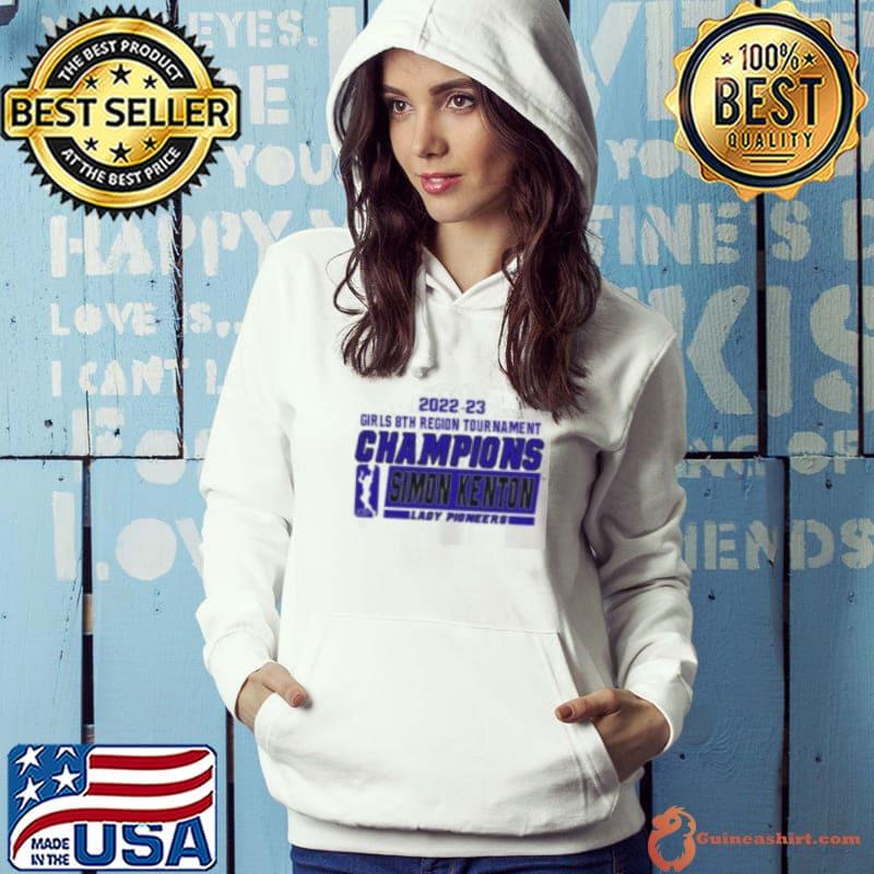 Simon Kenton Lady Pioneers 2022 23 Girls 8th Region Tournament Champions Shirt