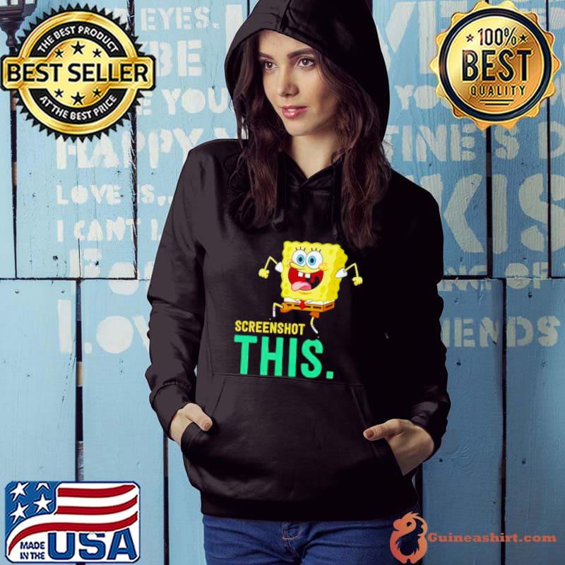 SpongeBob screenshot shirt