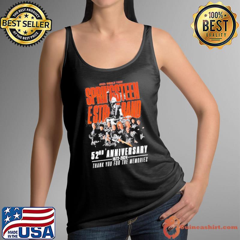 Street Band And Bruce Springsteen 52 Years Of Memories Shirt Tank Top
