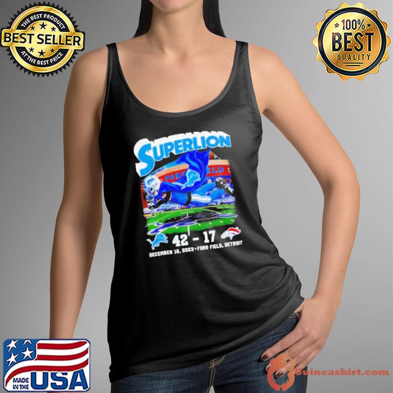 Superlion Detroit Lions 42 17 Denver Broncos December 16 2023 s Tank Top