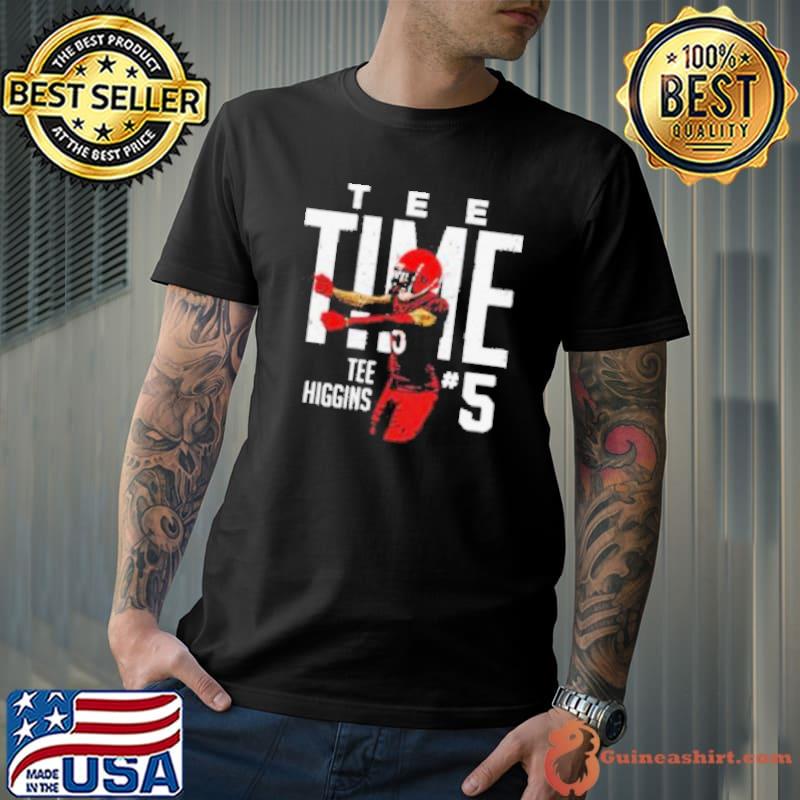 Tee Higgins number 5 Cincinnati Bengals football player Tee time s Unisex