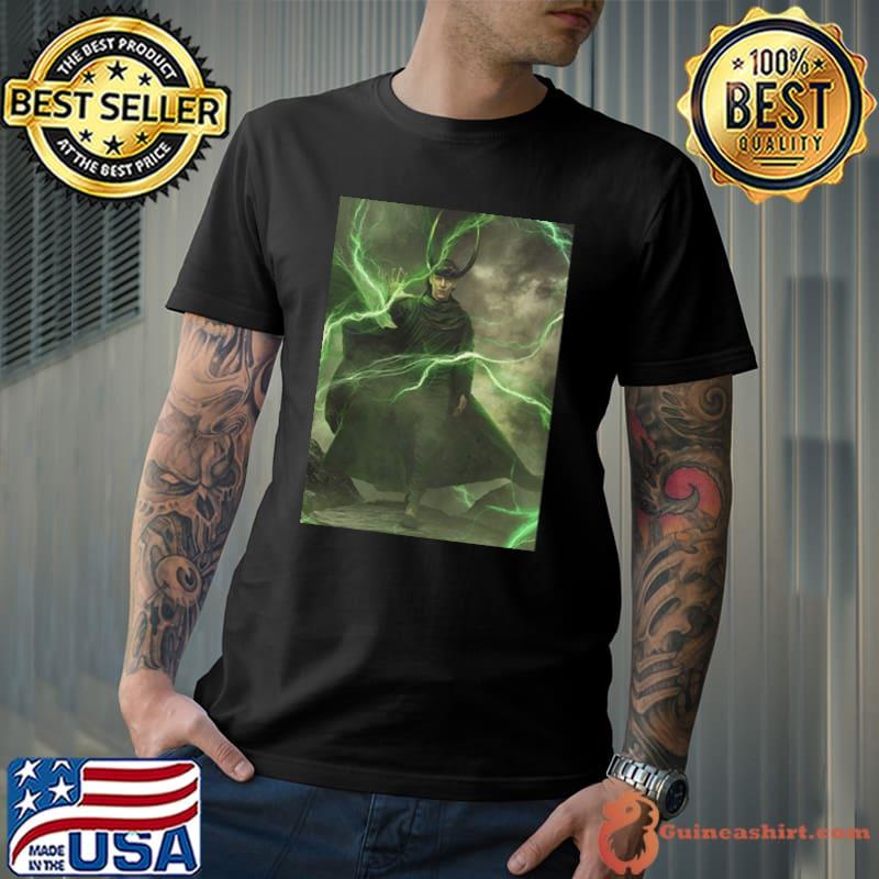 Textless Poster Of Loki Season 2 God Of Stories And Time Marvel Studios Shirt