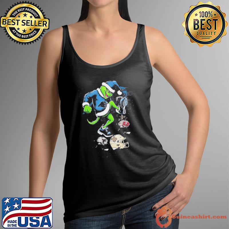 The Grinch Carolina Panthers Stomp On NFL Teams Christmas Shirt