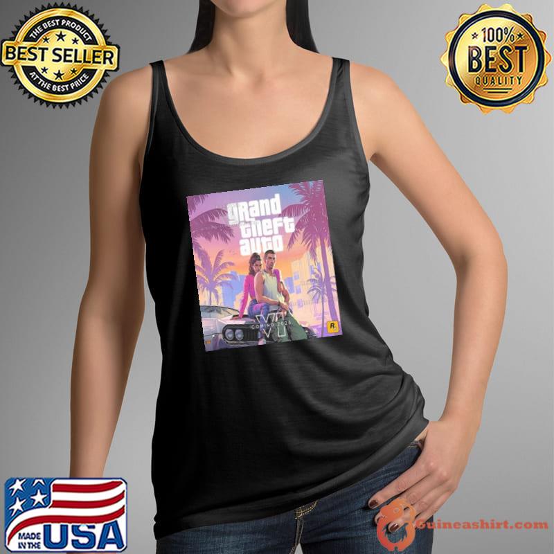 The GTA 6 Grand Theft Auto VI Coming 2025 Official Poster Shirt Tank Top