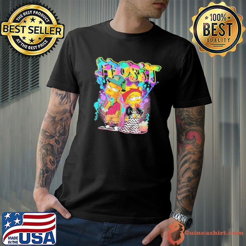 The Simpsons characters Profit colorful graphic Shirt