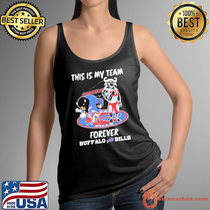 This Is My Team Forever Buffalo Bills Mascot Shirt