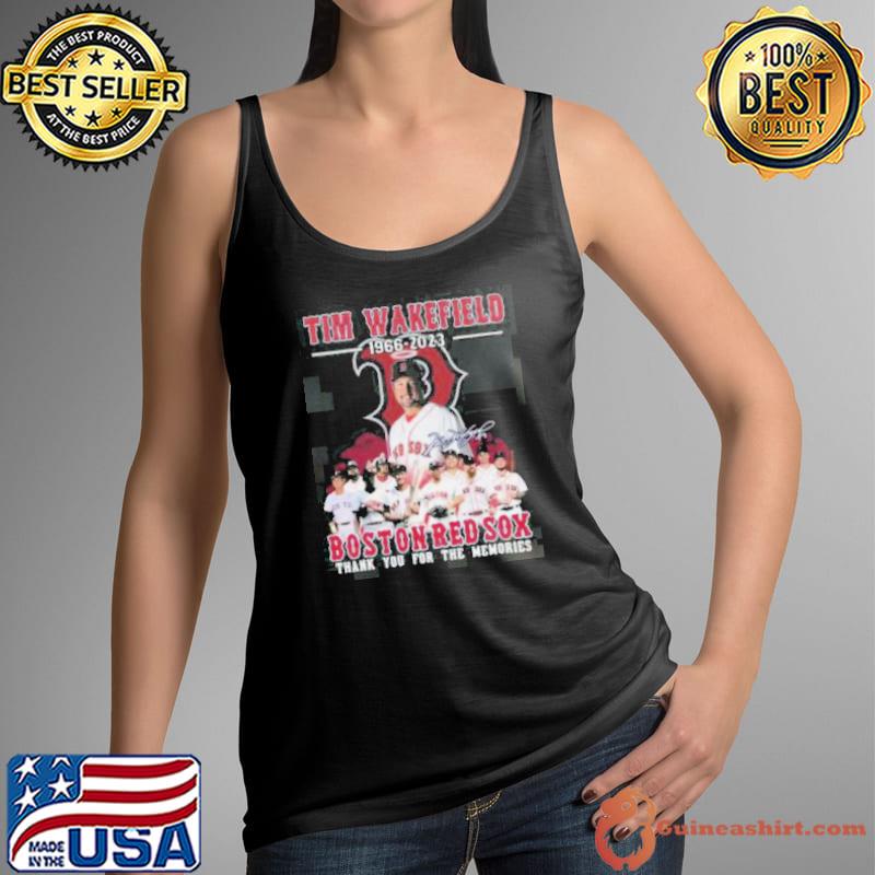 Tim Wakefield 1966 – 2023 Boston Red Sox Thank You For The Memories Signature Shirt