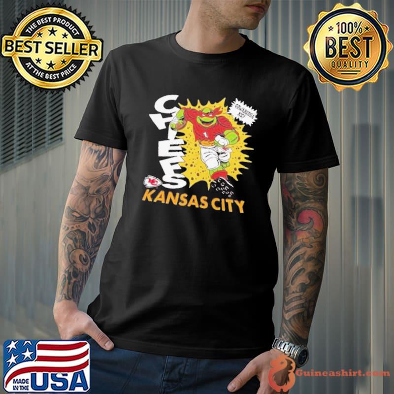 TMNT Raphael x Kansas City Chiefs Mascot Shirt