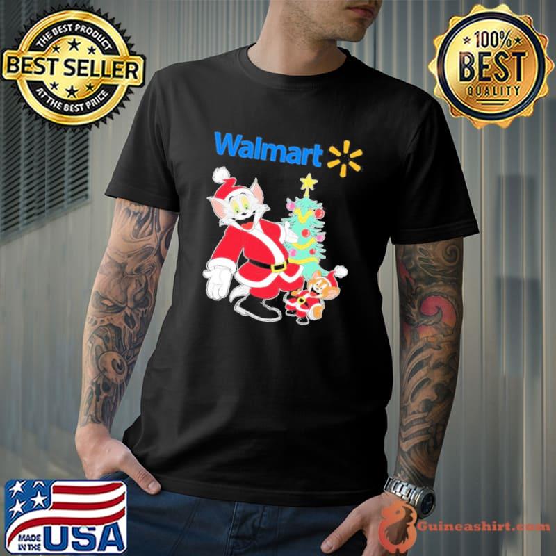 Tom And Jerry Hat Santa Walmart Tree Merry Christmas Shirt