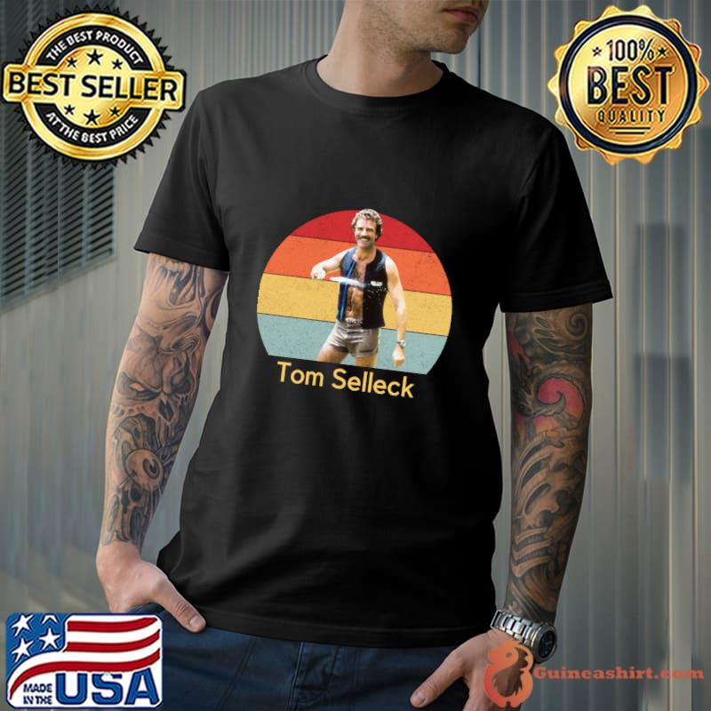 Tom Selleck American actor and film producer Vintage Sunset T-Shirt