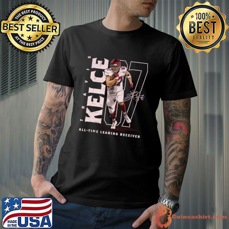 Travis Kelce Kansas City All Time Leading Receiver T-Shirt Unisex