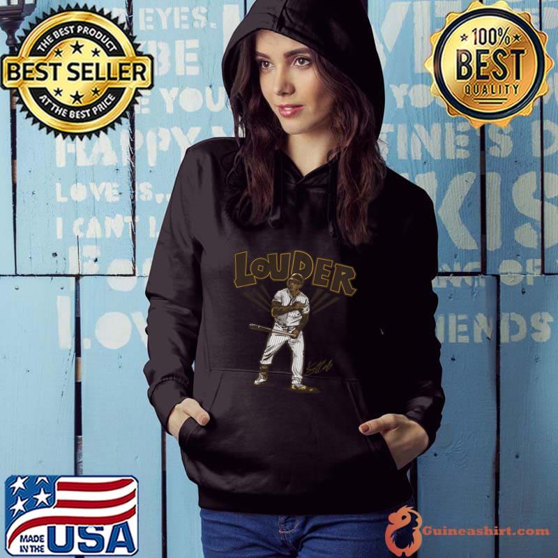 Trent Grisham Louder Signature American professional baseball outfielder for the San Diego Padres T-Shirt