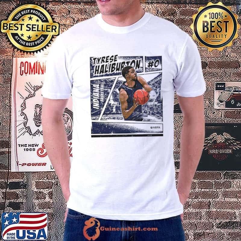 Tyrese Haliburton Indiana comic shirt