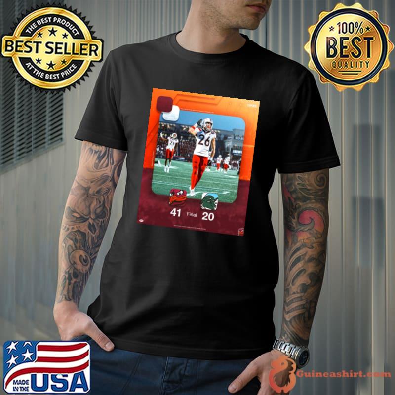 Virginia Tech Hokies Win 41 20 Tulane Football 2023 Military Bowl Champions Final Score Shirt