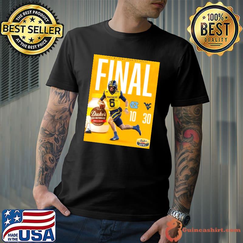 West Virginia Mountaineers Football Win The 2023 Duke’s Mayo Bowl Champions Ncaa College Football shirt