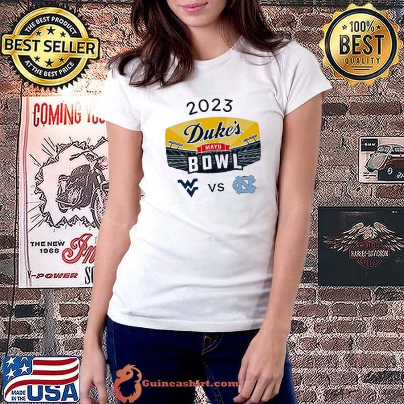 West Virginia Vs North Carolina 2023 Dukes Mayo Bowl Bound Shirt