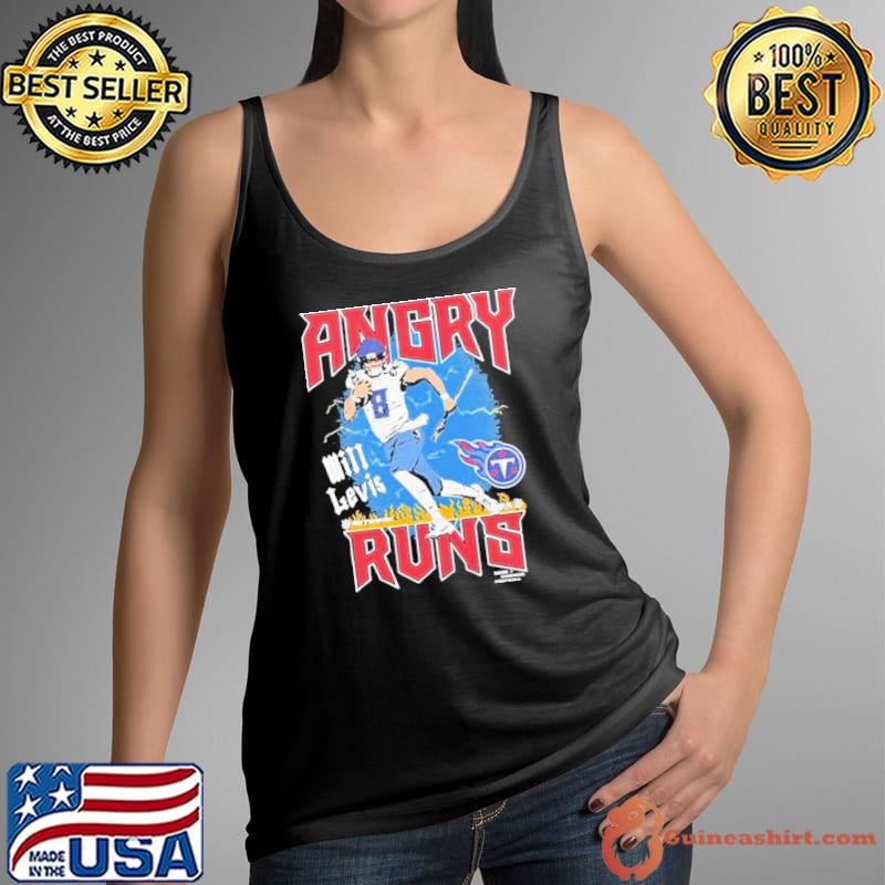Will Levis Tennessee Titans Angry Runs Shirt