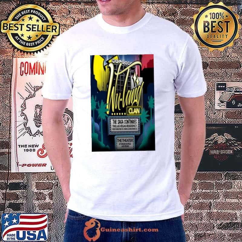 Wu Tang Clan The Theater at Virgin Hotels Las Vegas NV March 22 & 23 2024 shirt