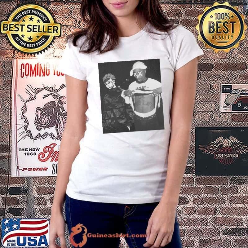 Yuta Itadori And Tupac Shakur King Of Curses Shirt Ladiestee
