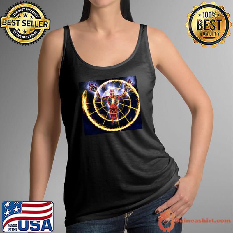Alex Grey Cosmic Aura Circle 2020 Design Garpu shirt