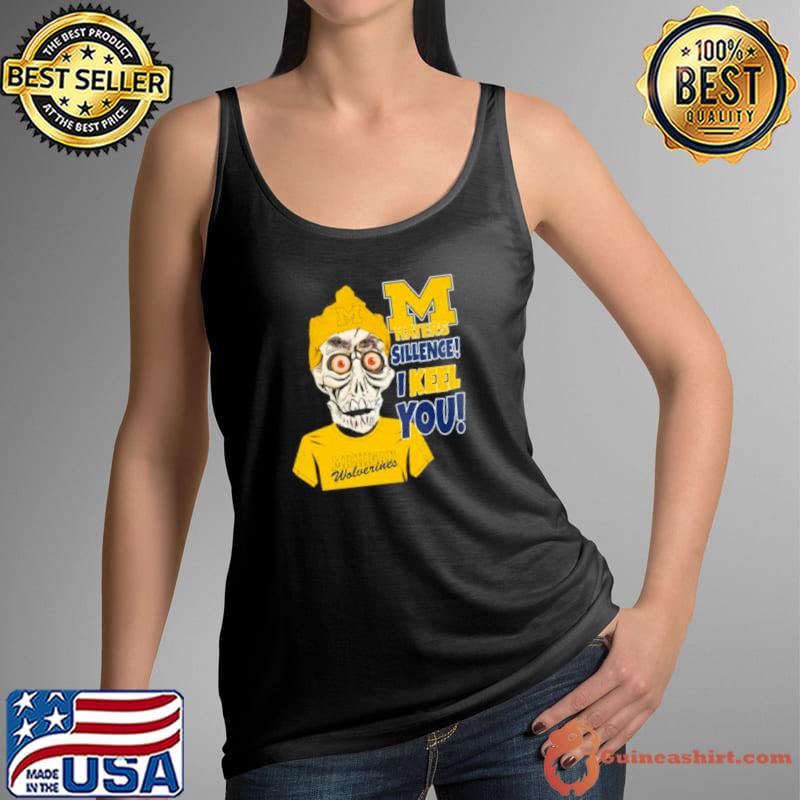 Awesome jeff Dunham Michigan Wolverines Haters Silence! I Keel You shirt