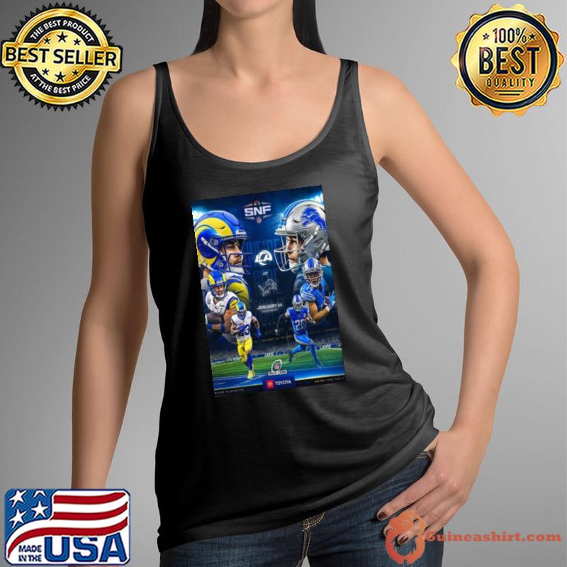 Awesome we Are Here For It Los Angeles Rams Vs Detroit Lions In NFL Wild Card Shirt