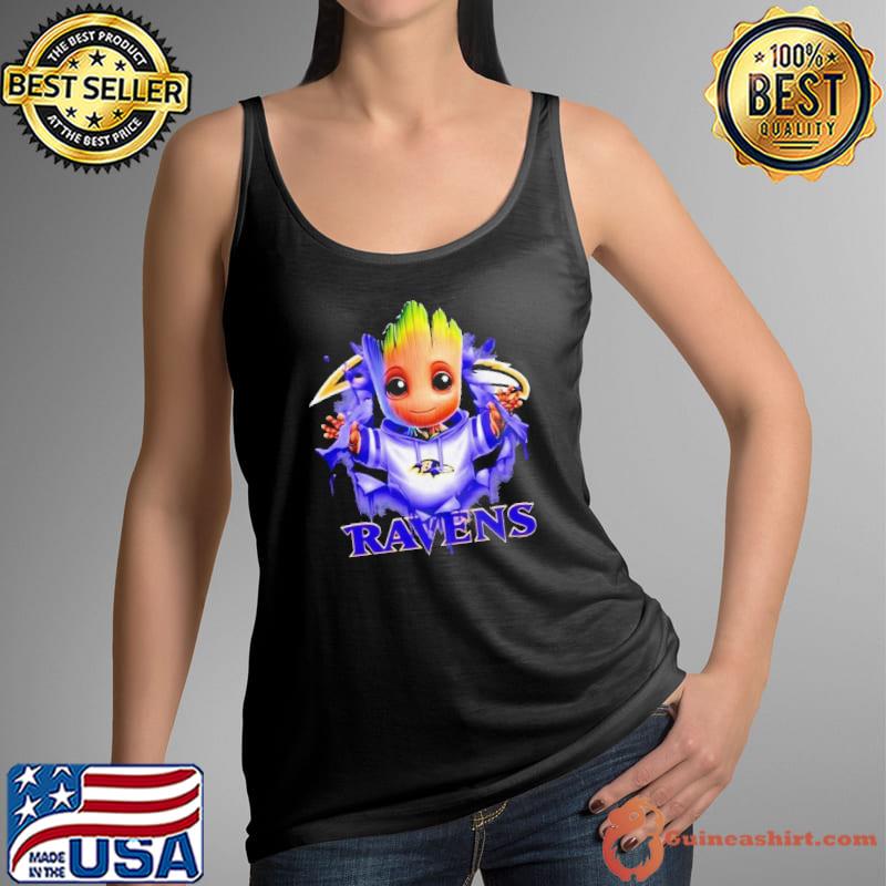 Baby Groot Blood Inside Me Baltimore Ravens 2024 shirt