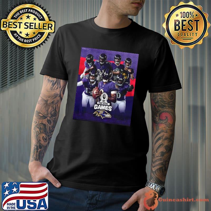 Baltimore Ravens Your Ravens Pro Bowlers Team Up 2024 NFL Pro Bowl Games Shirt Unisex