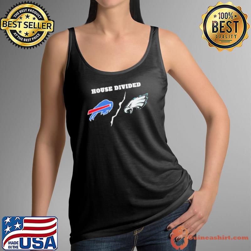 Bills VS Eagles House Divided Custom Logo Super Bowl Shirt