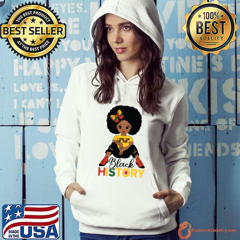 Black History Month Black Woman T-Shirt Hoodie