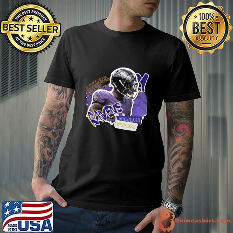 Brandon Stephens American football cornerback for the Baltimore Ravens T-Shirt Unisex