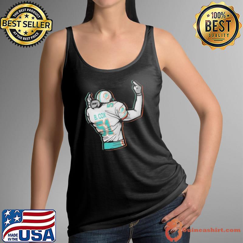 Bryan Cox 51 Miami Dolphins Middle Finger 2 Little Birds shirt