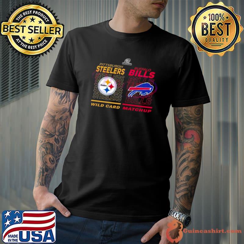 Buffalo Bills Vs Pittsburgh Steelers Nfl Playoffs 2024 Wild Card Matchup shirt