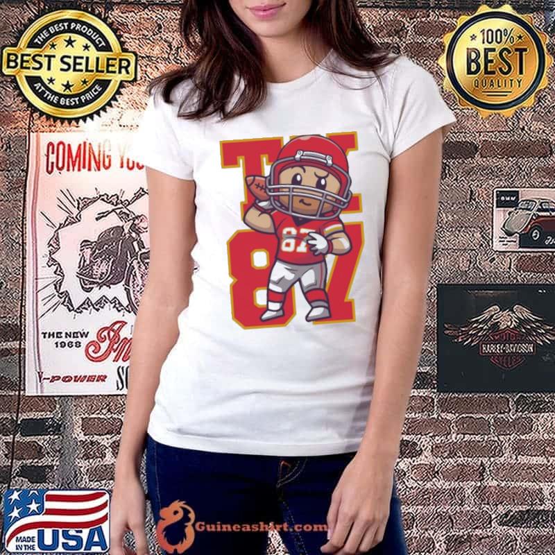Cartoon Travis Kelce Playing Football 3D s Ladiestee