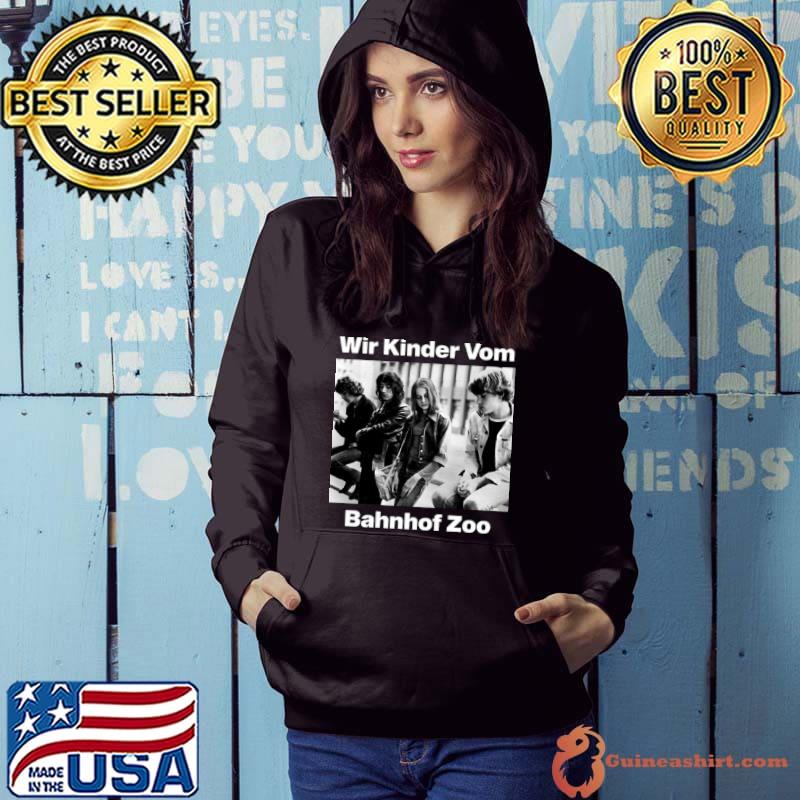Christiane F Wir Kinder Vom Bahnhof Zoo Black And White s Hoodie