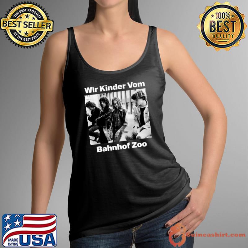 Christiane F Wir Kinder Vom Bahnhof Zoo Black And White shirt