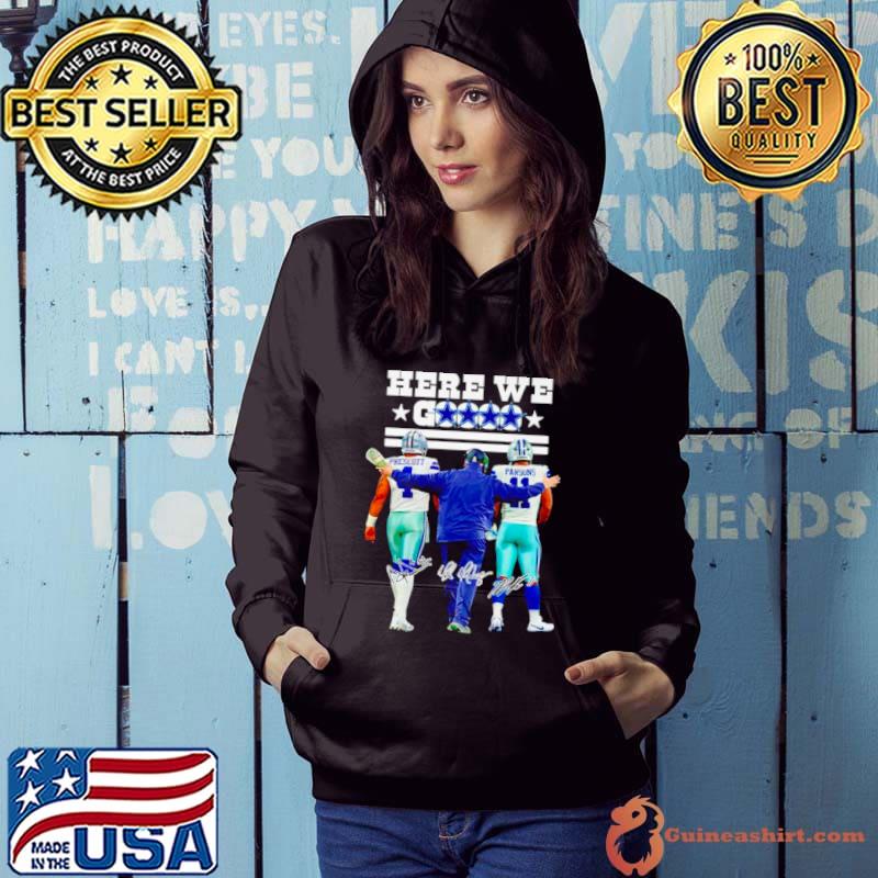 Dallas Cowboys here we go Prescott and Parsons shirt
