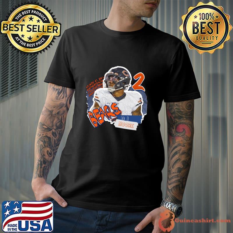 Dj Moore American football wide receiver for the Chicago Bears T-Shirt Unisex