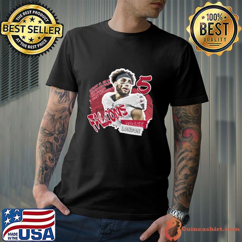 Drake London Superstar American football wide receiver for the Atlanta Falcons T-Shirt Unisex