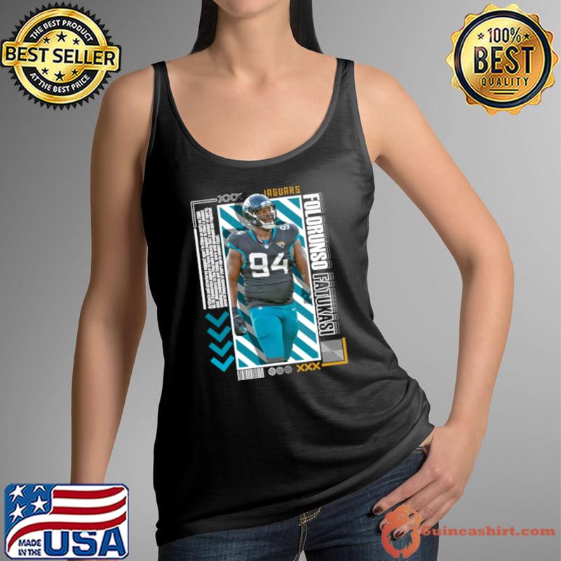 Folorunso Fatukasi American football nose tackle for the Jacksonville Jaguars T-Shirt