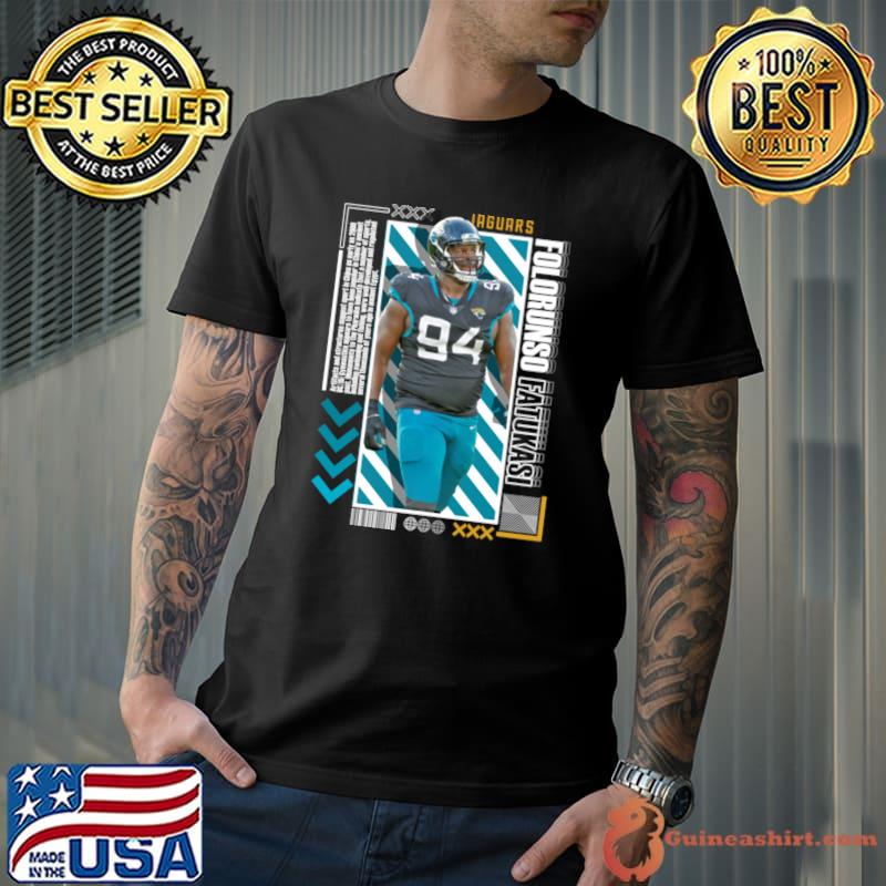 Folorunso Fatukasi American football nose tackle for the Jacksonville Jaguars T-Shirt Unisex